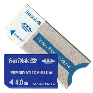 SanDisk (4.0GB) Memory Stick Pro Duo Memory Stick